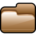 folder, open, brown 